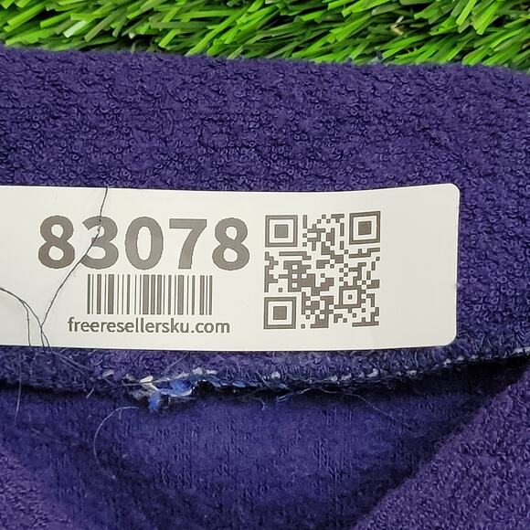 Vintage 80s Wrangler Terry Jacket M/L 23x26 Blue Yellow RARE Baggy - Picture 8 of 11